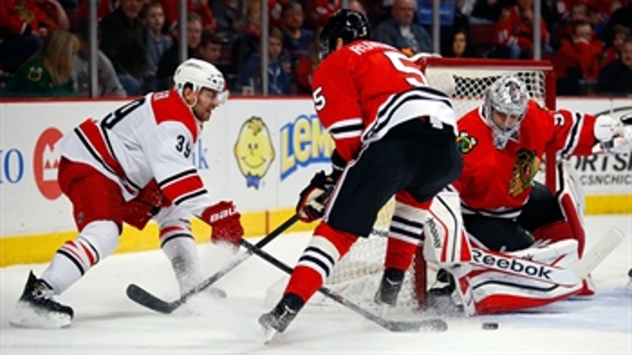 Hurricanes bested by Blackhawks