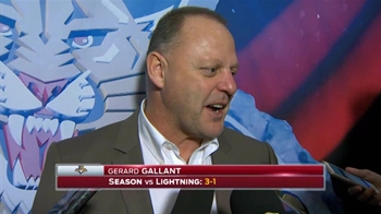 Gerard Gallant really happy with Panthers' performance