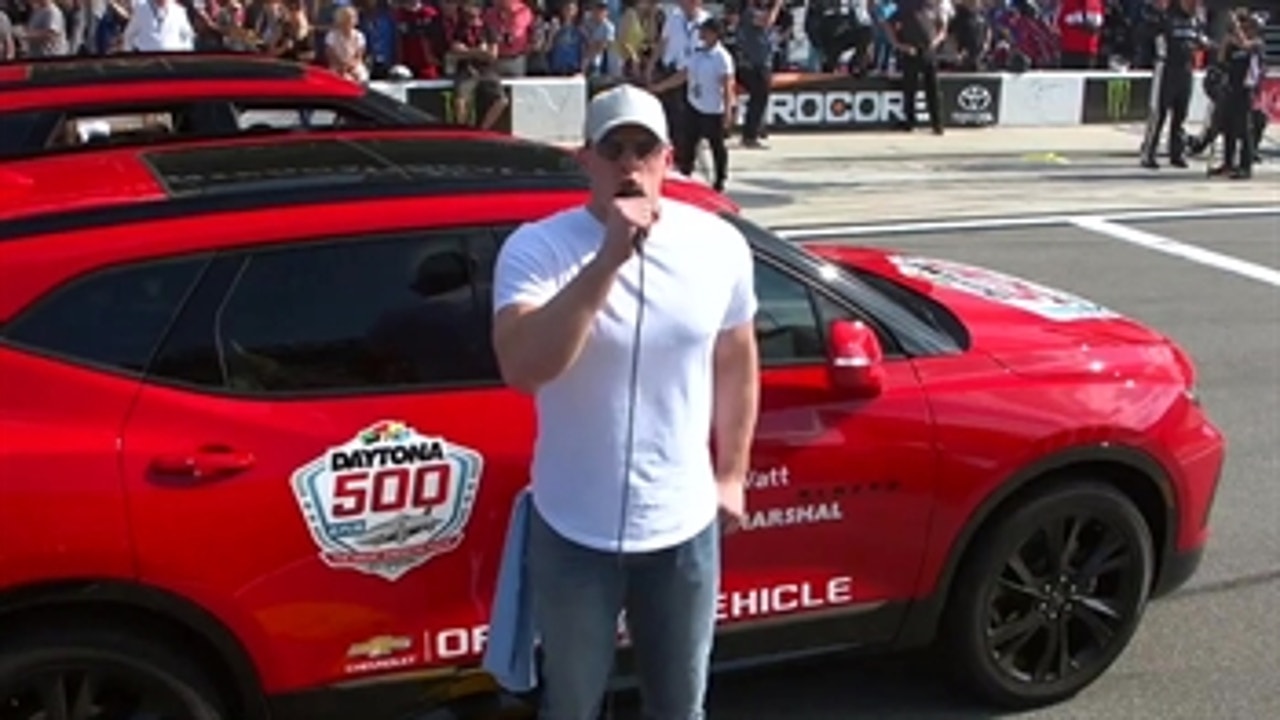 Watch JJ Watt start the 2019 Daytona 500 with the iconic, 'Drivers, start your engines!' command