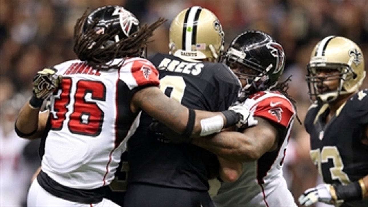 Falcons defense shuts down Brees, Saints