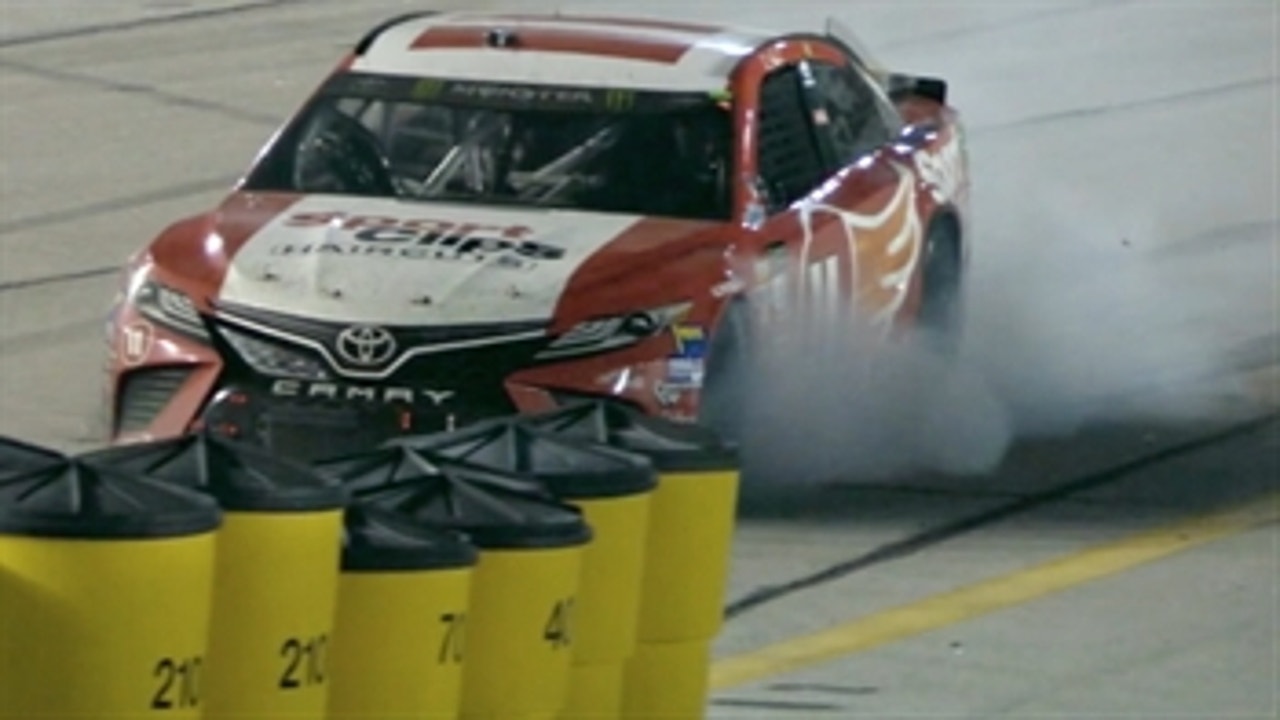 Here's how Denny Hamlin missed pit road and still won the Southern 500