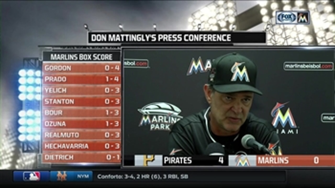 Don Mattingly wants Marlins to keep their heads up amid rough patch