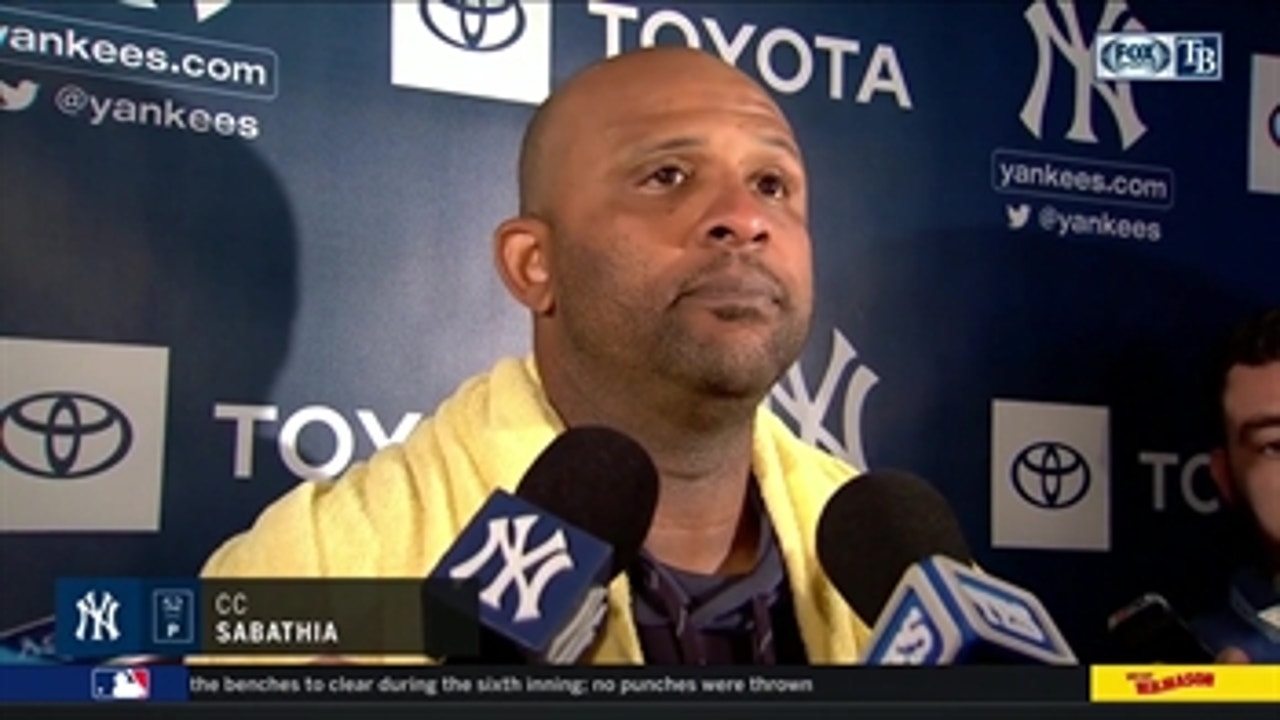 Yankees P CC Sabathia on benches-clearing incident: "It is what is is"