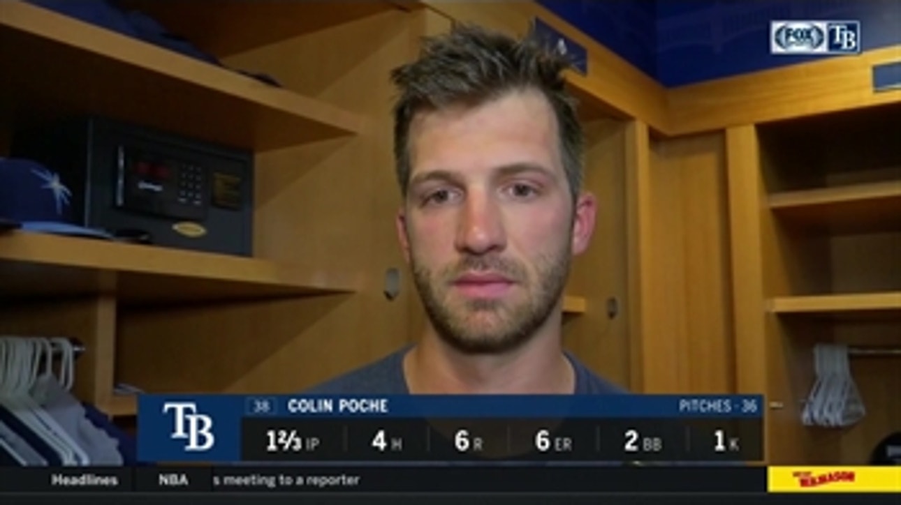 Colin Poche on his pitching performance: "I just kinda kept missing spots…"