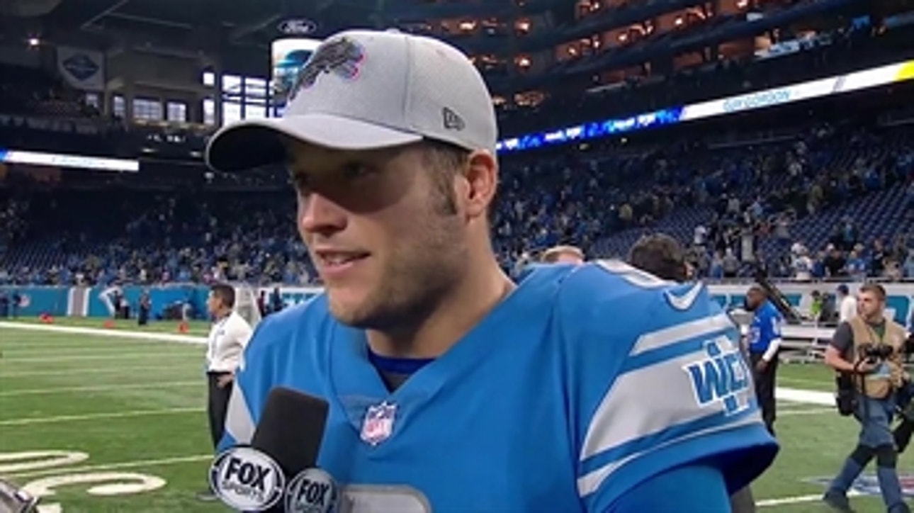 Matthew Stafford credits defense for Lions' huge NFC North win