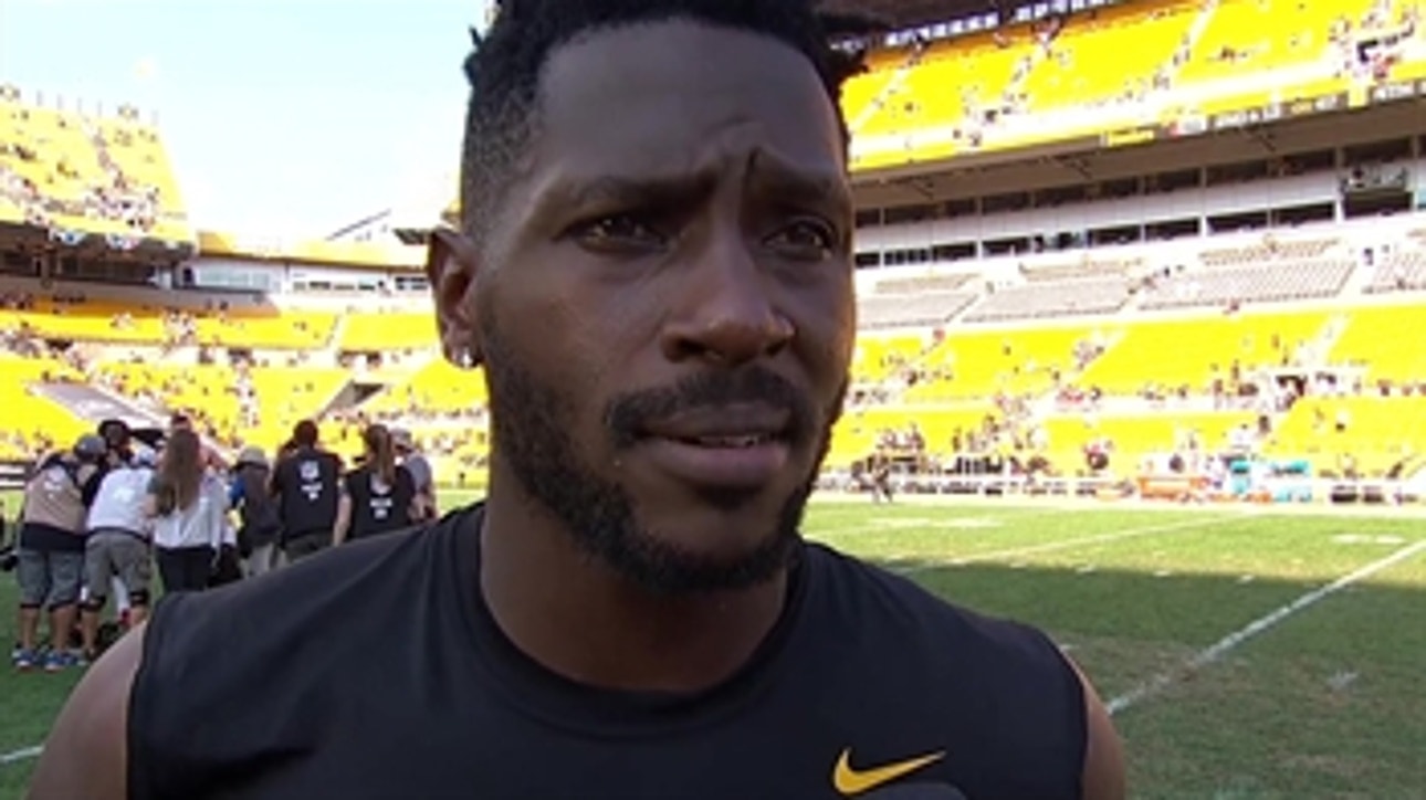 Antonio Brown: Steelers offense 'finally hit our rhythm on Sunday