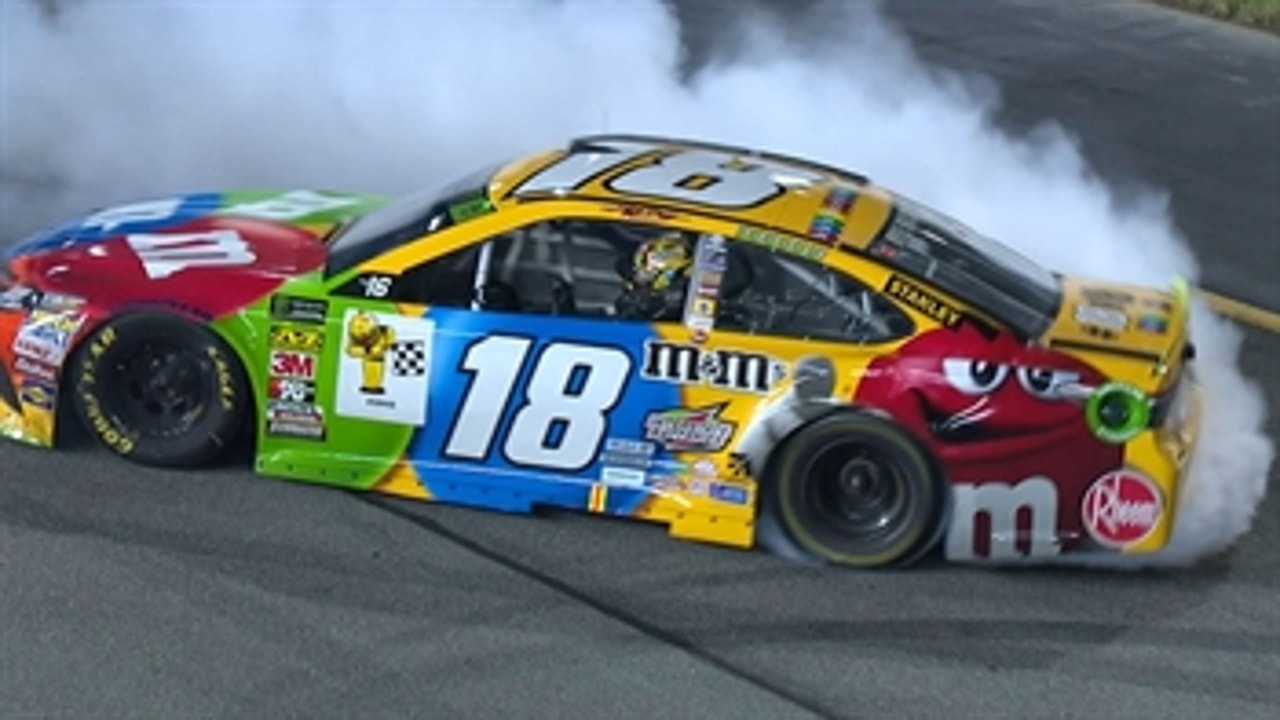 Kyle Busch passes Brad Keselowski for his seventh victory of the year ' 2018 RICHMOND