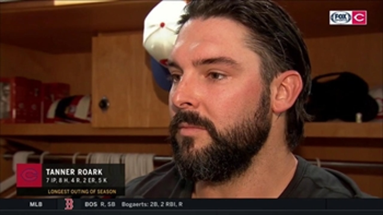 Tanner Roark appreciated Reds' intensity after flat start