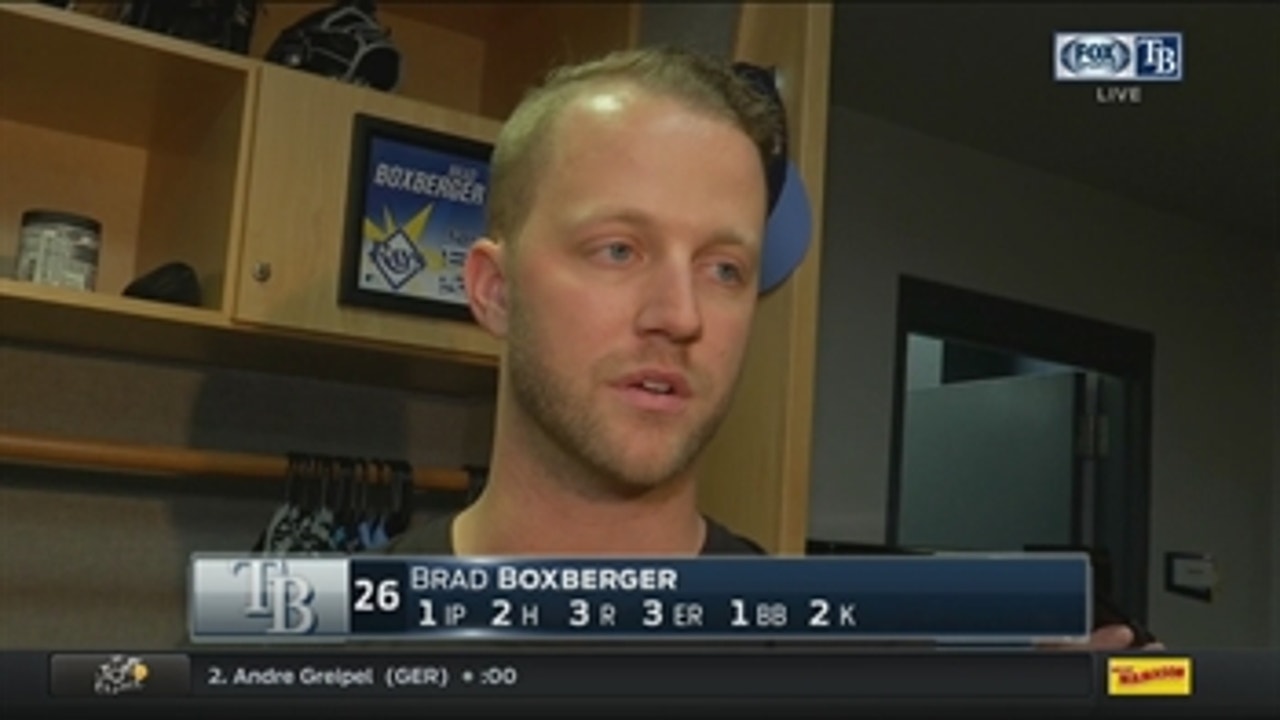 Brad Boxberger: 'Everyone is one step closer to where we want to be'