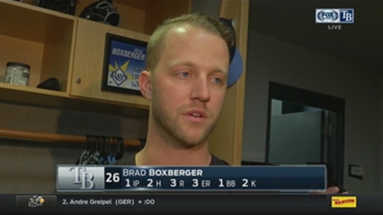 Brad Boxberger: 'Everyone is one step closer to where we want to be'