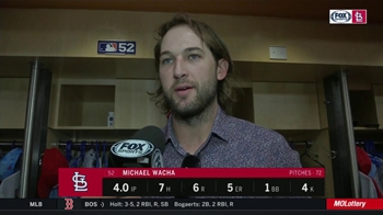 Wacha: 'Left some balls up in the zone'