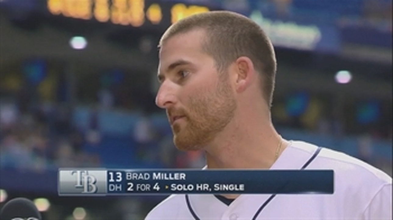 Brad Miller on HR mark, Rays' 'stud' pitchers
