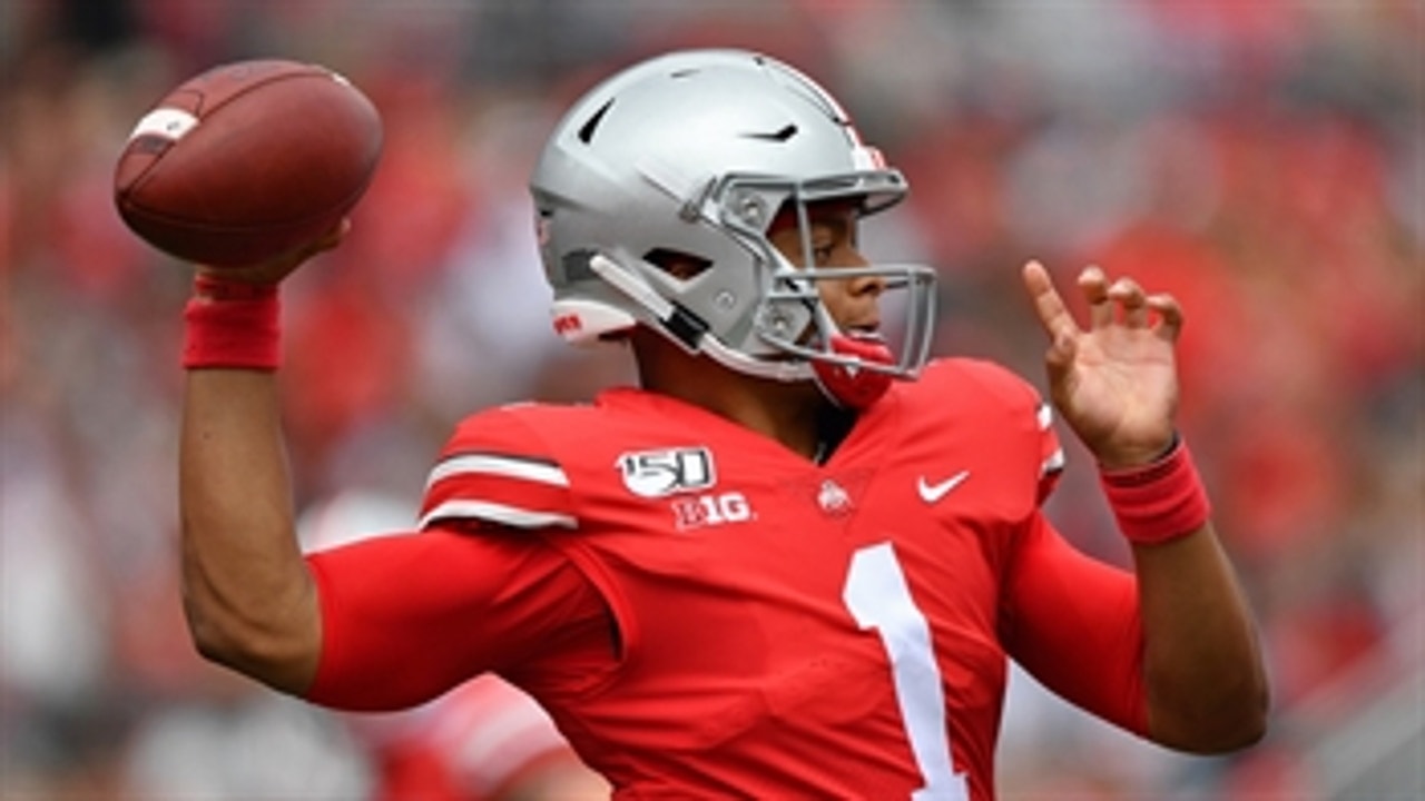Watch all of Ohio State QB Justin Fields' TDs this season (so far)
