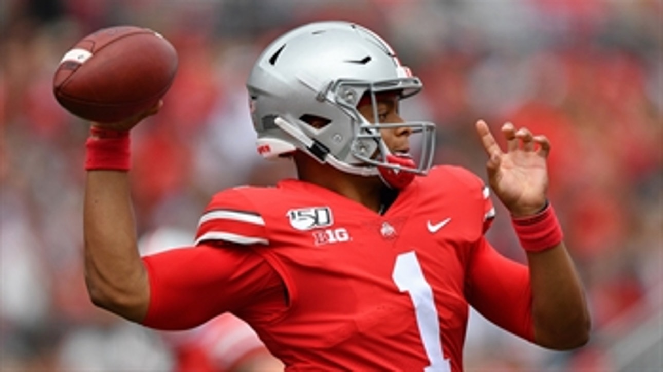 Watch all of Ohio State QB Justin Fields' TDs this season (so far)