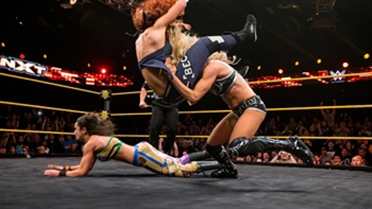 Becky Lynch vs. Charlotte Flair vs. Bayley - Triple Threat Match: NXT, Apr. 22, 2015 (Full Match)