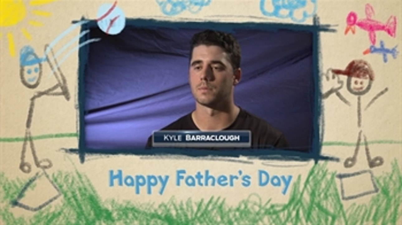 Happy Father's Day from Marlins' Kyle Barraclough