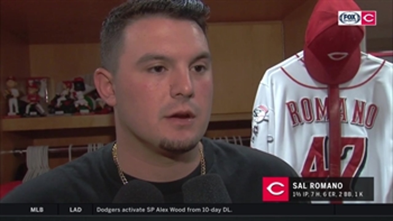 Sal Romano takes responsibility for 'unacceptable' outing