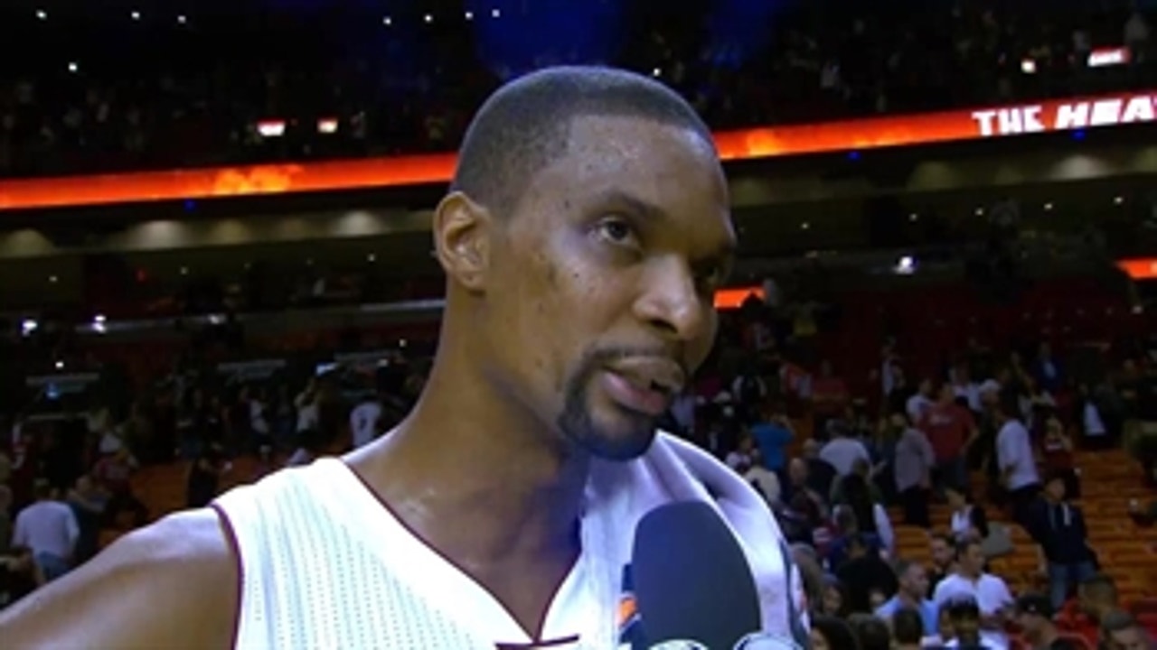 Chris Bosh likes Heat's pace in victory