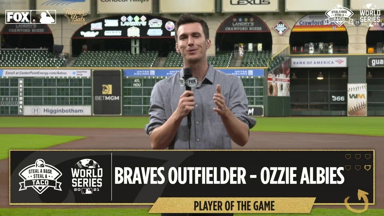 Ozzie Albies is Ben Verlander's World Series Game 1 player of the game ' Flippin' Bats