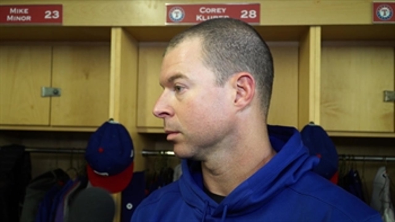 Corey Kluber: 'There's a certain way to go about my business that works for me'