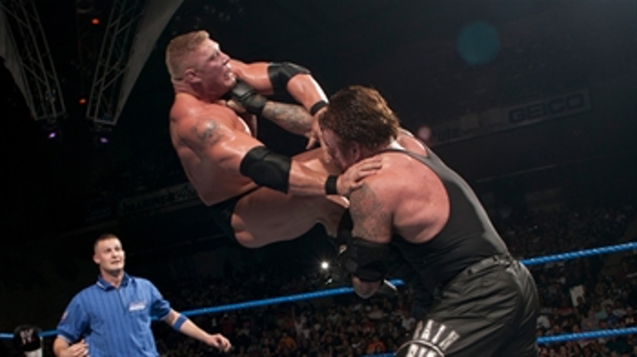 Brock Lesnar vs. Undertaker - WWE Title Biker Chain Match: WWE No Mercy 2003 (Full Match)