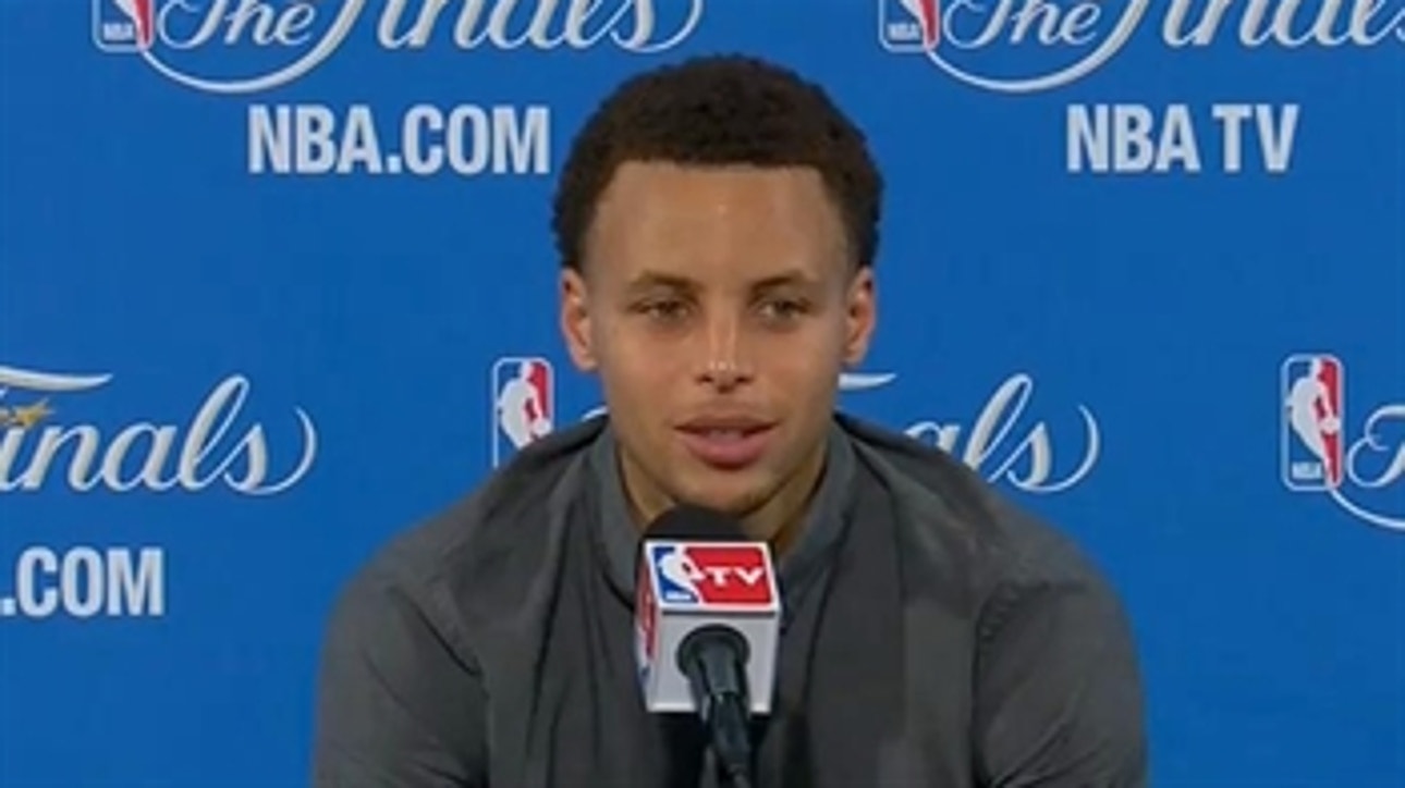 Steph Curry thinks both teams believe they should be up 2-0 in the NBA Finals