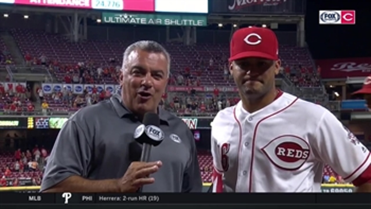 Newcomer Mason Williams describes the whirlwind of getting called up and making his first start as a Red