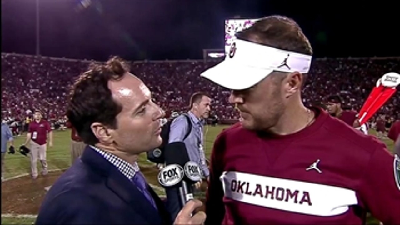 Lincoln Riley discusses Oklahoma's Overtime victory at home against Army