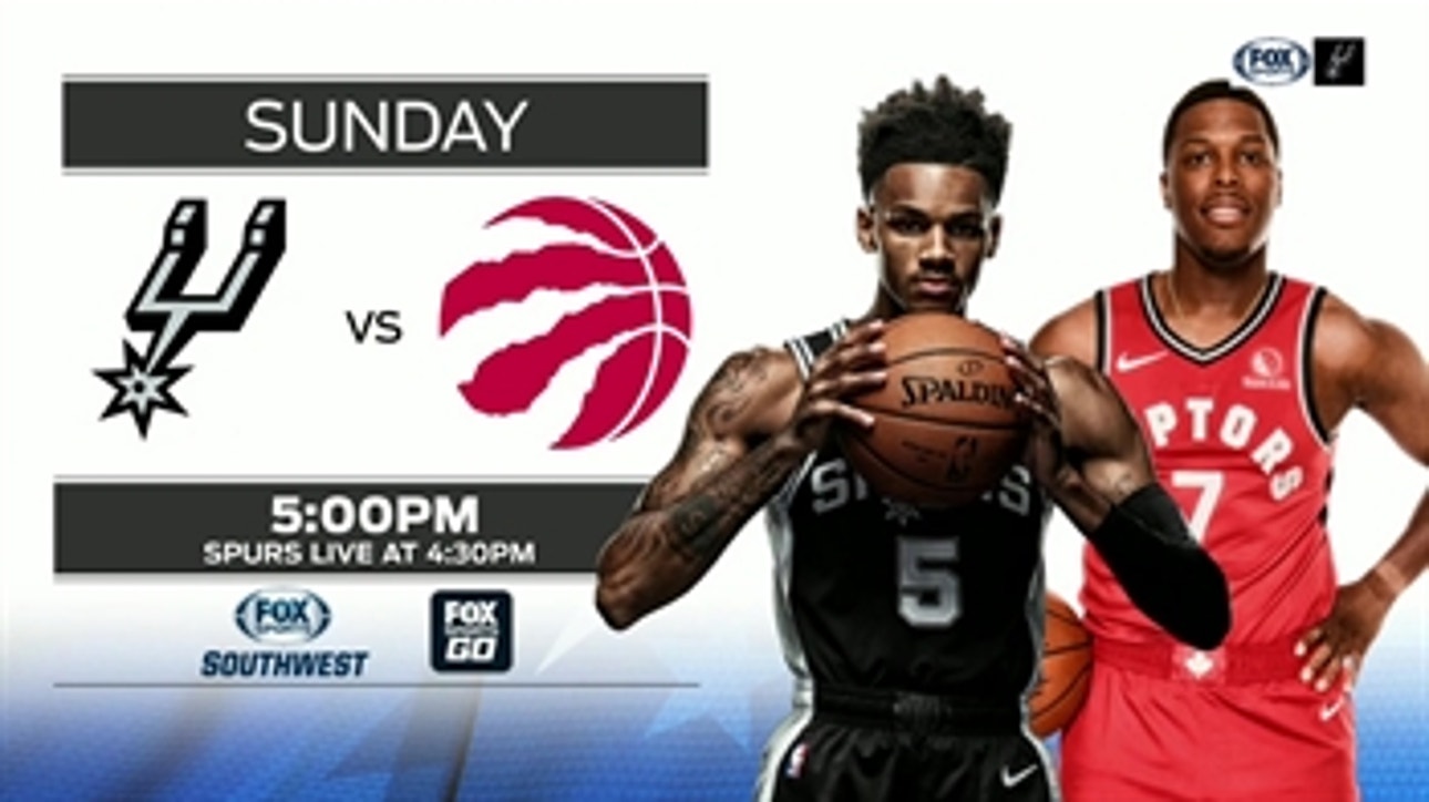 LOOK AHEAD: Spurs take on Raptors on Sunday | Spurs Live