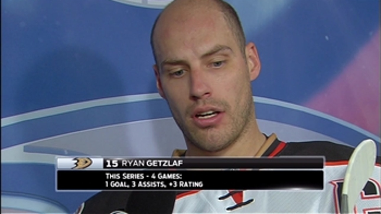 Ducks captain Ryan Getzlaf reflects on the series win over the Jets
