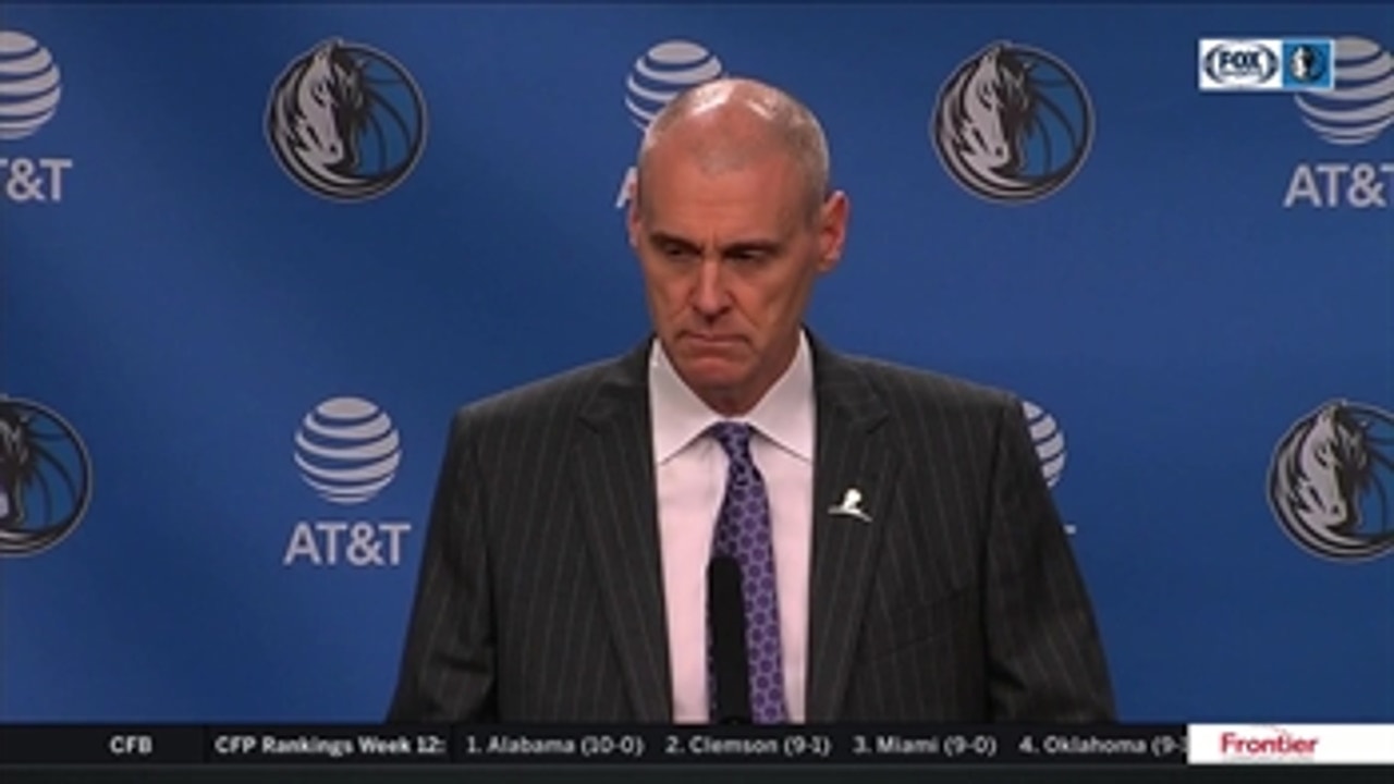 Rick Carlisle discusses the play of Harrison Barnes in loss to Spurs