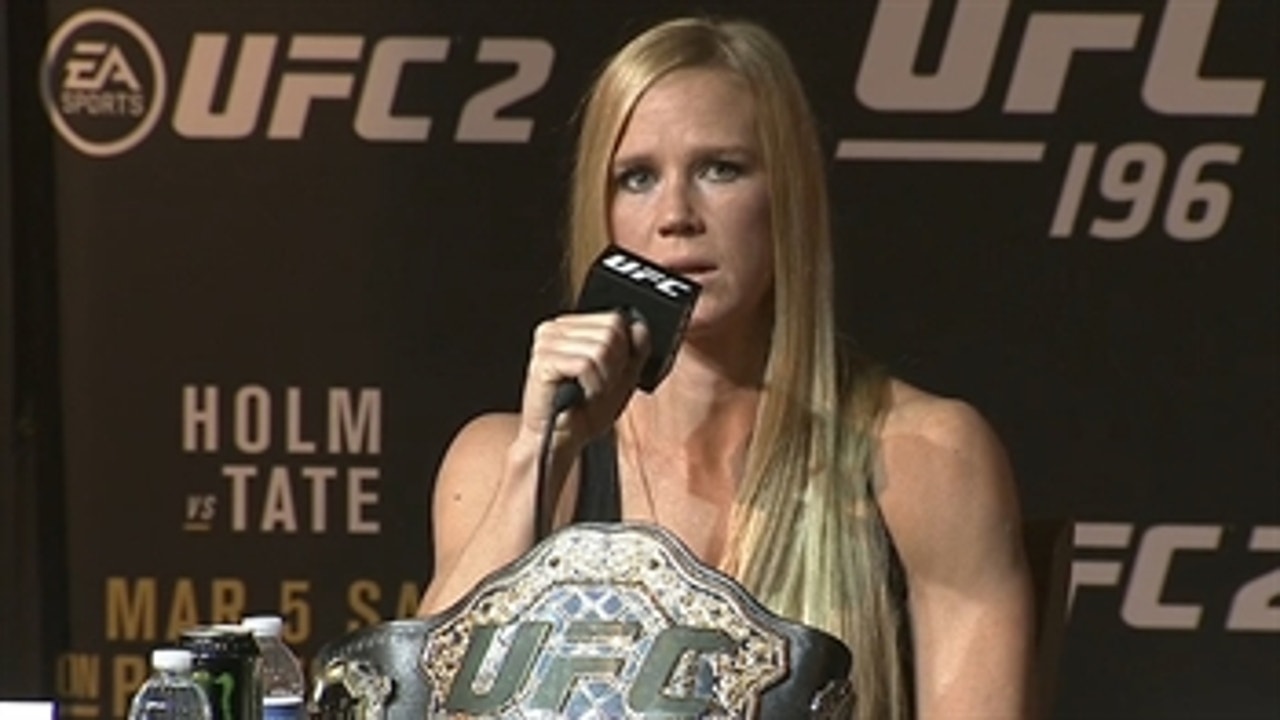 Holly Holm wasn't about to wait around for Ronda Rousey