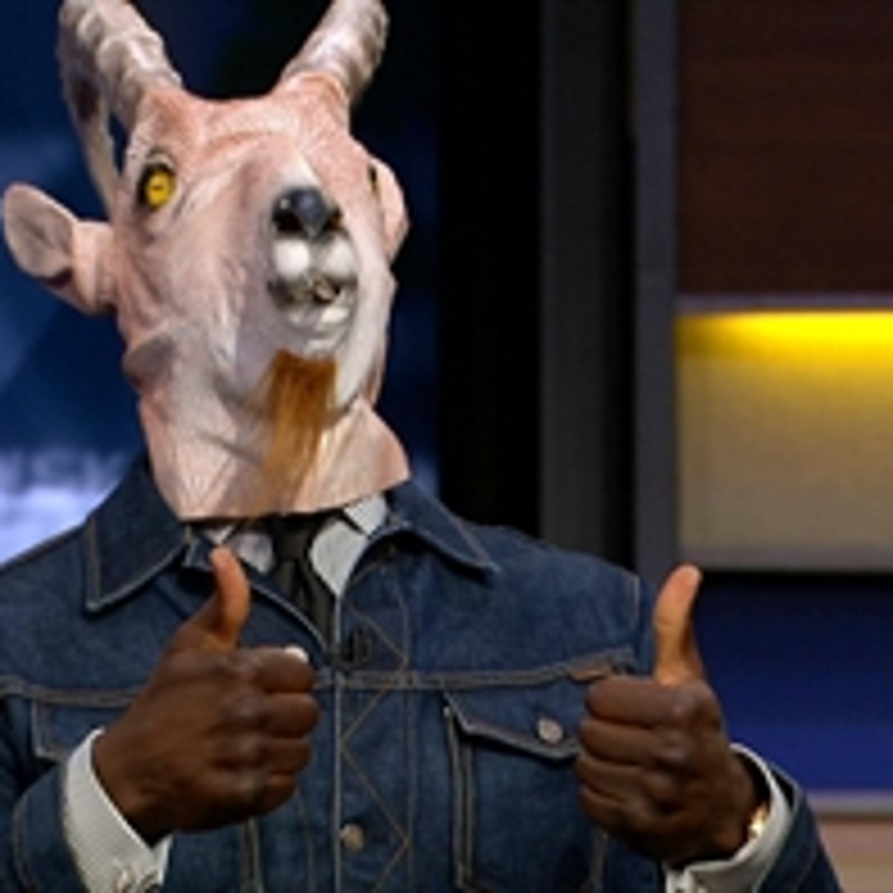 Shannon Sharpe Celebrated A Big Game From LeBron With The Goat Mask