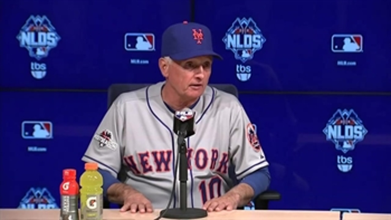 Terry Collins: It was nice to see Clayton Kershaw walk off the field