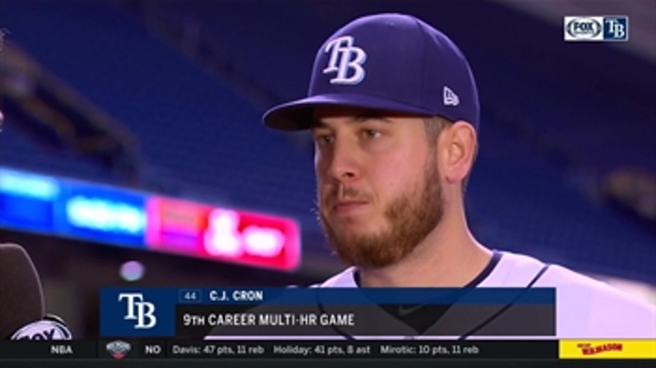 C.J. Cron talks about the Rays' thriving offense and Blake Snell's outstanding pitching