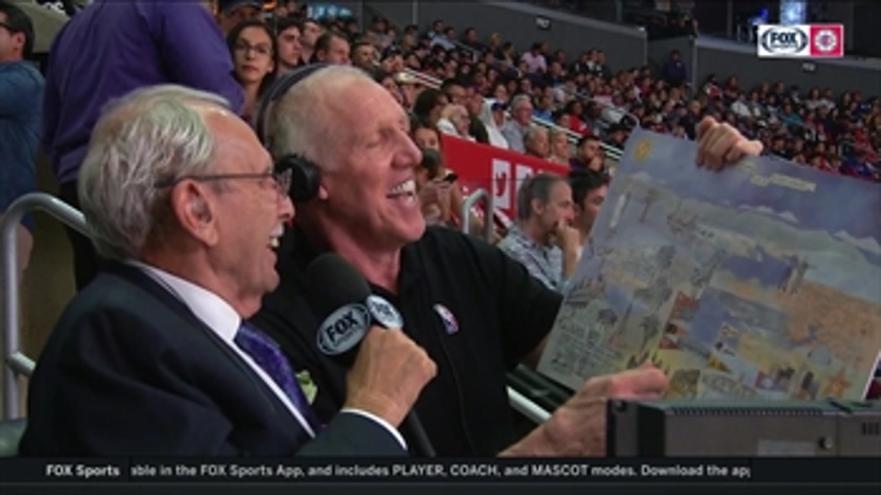 HIGHLIGHTS: Bill Walton joins Ralph in the booth, Clippers win final game of the season