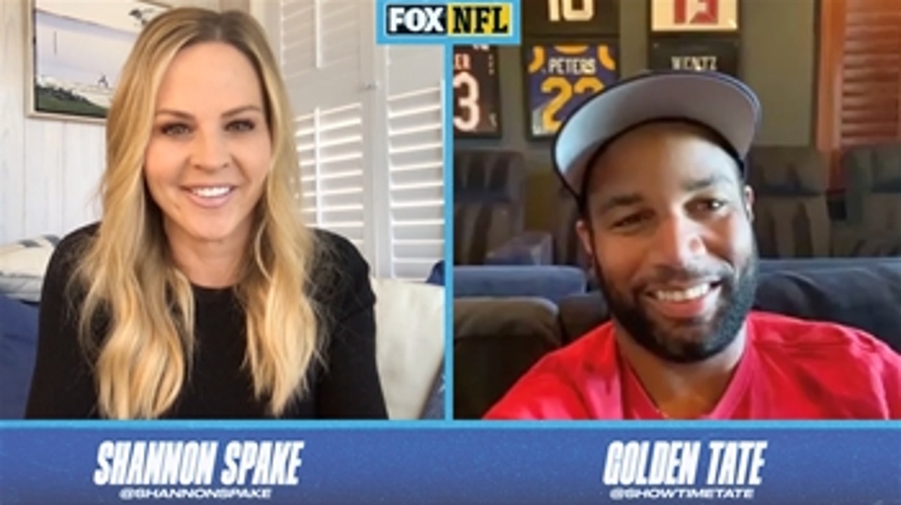New York Giants WR Golden Tate goes 1 Up 1 Down with Shannon Spake ' NFL on FOX