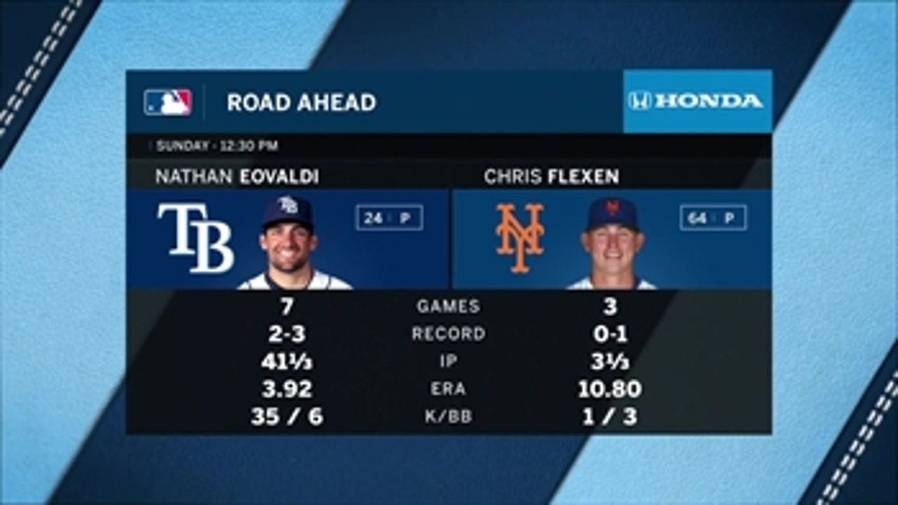 Nathan Eovaldi, Rays look to end road trip with series win in New York