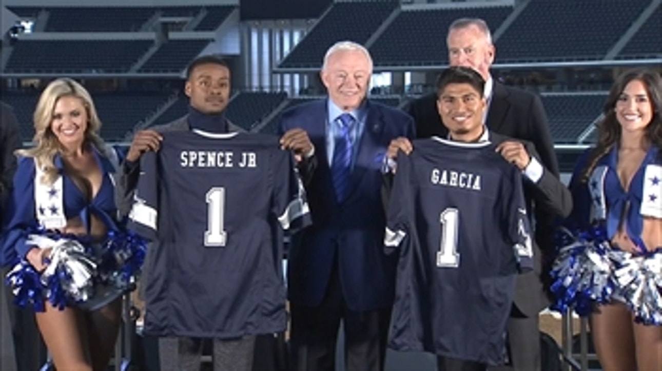 Watch the best moments from the Spence-Garcia press conference at Cowboys Stadium
