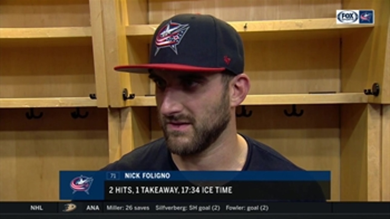 Nick Foligno: Three or four minutes of impatience cost Blue Jackets two goals