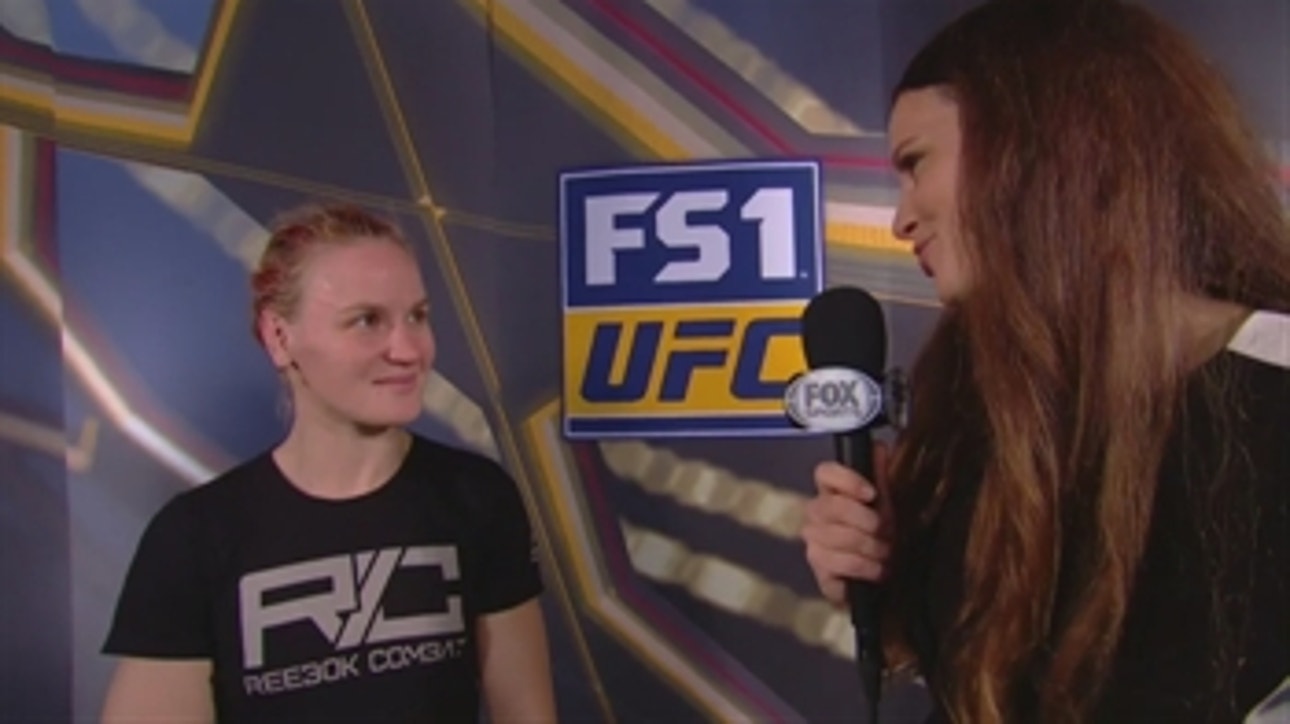 Valentina Shevchenko talks to Heidi Androl ' INTERVIEW ' UFC FIGHT NIGHT