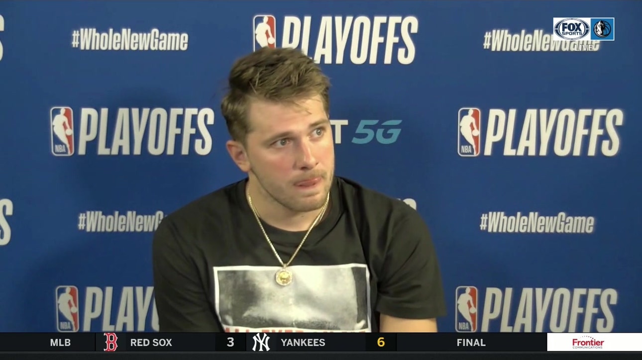Luka Doncic On His NBA Playoff Debut | Mavs Live