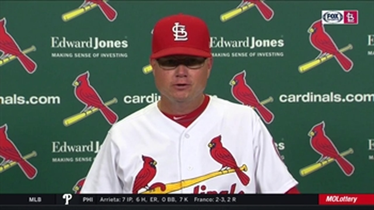 Mike Shildt on Jack Flaherty: 'I love the way he competes'