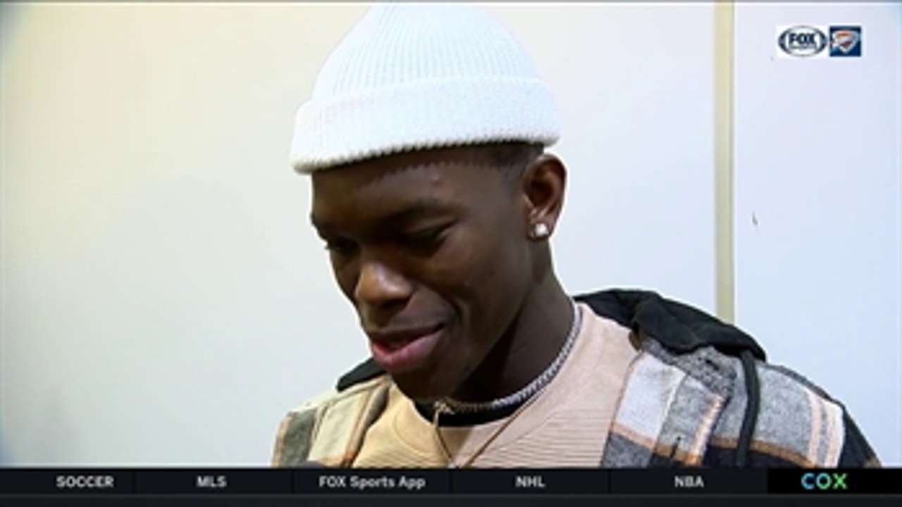 Dennis Schroder on OKC's Energy in win over Portland