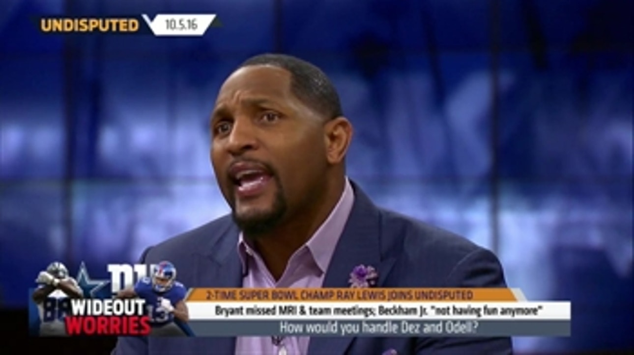 Ray Lewis explains how the Giants and Cowboys should handle Dez and Odell ' UNDISPUTED