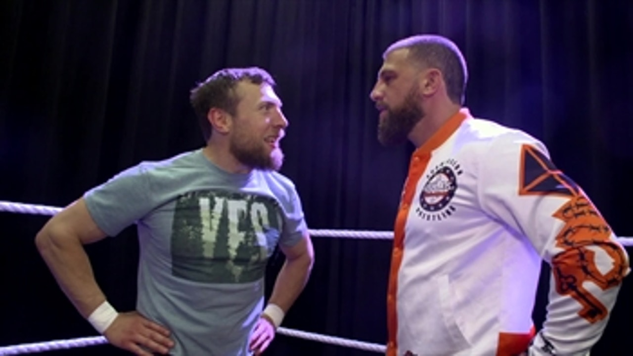 Daniel Bryan and Drew Gulak celebrate Total Bellas' return