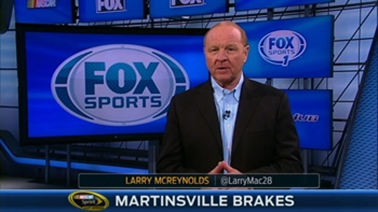 Larry's Notebook: Martinsville Brakes