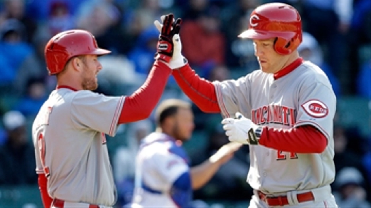 Reds open series vs. Cubs with win