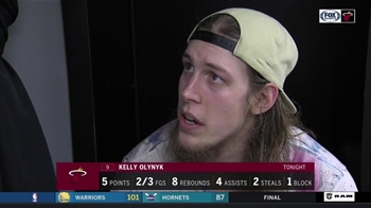 Kelly Olynyk trying to be productive when he's on court