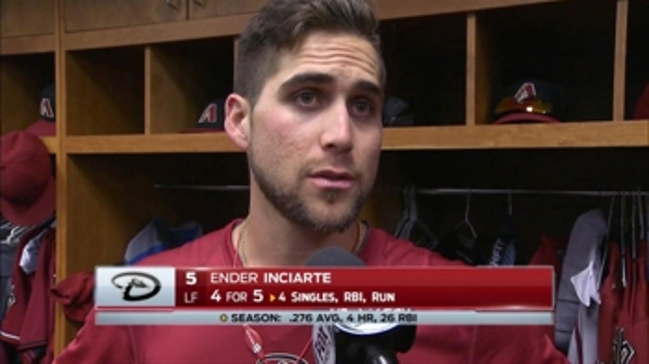 Inciarte on his four-hit night